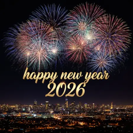Free Happy New Year 2026 Greeting Card Background Download