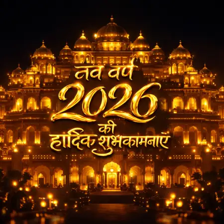 Happy New Year 2026 Hindi Social Media Post - Free Happy New Year Download