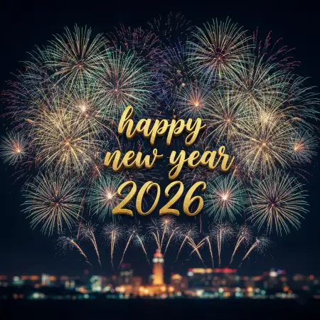 Free Happy New Year 2026 Instagram Square Post Background Download