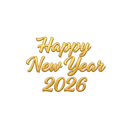 Free Happy New Year 2026 Light Effect Png PNG Image Download