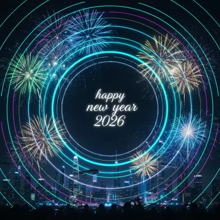 Free Happy New Year 2026 Party Night Images Background Download