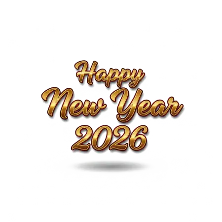 Free Happy New Year 2026 Png Coreldraw PNG Image Download