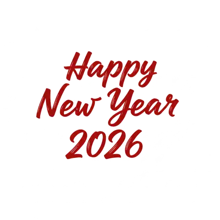 Free Happy New Year 2026 Png Decoration PNG Image Download