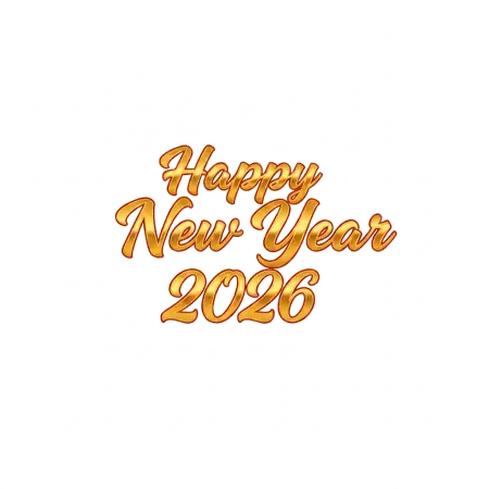 happy new year 2026 png download
