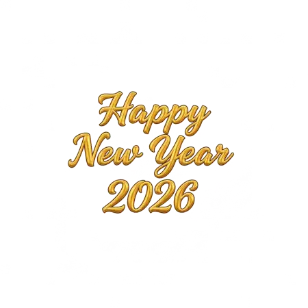 Free Happy New Year 2026 Png For Blog Post PNG Image Download