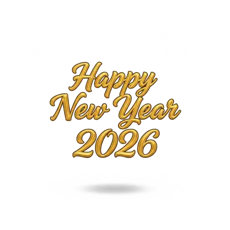 Happy New Year 2026 Png For Graphic Design - Free Png Design Download