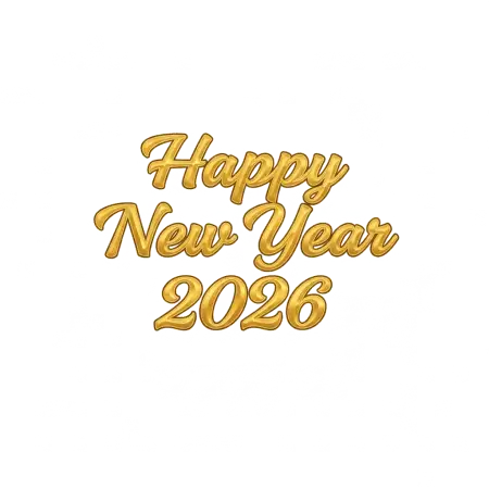 Free Happy New Year 2026 Png For Invitation Card PNG Image Download