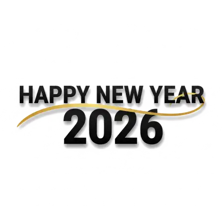 Free Happy New Year 2026 Png For Landing Page PNG Image Download
