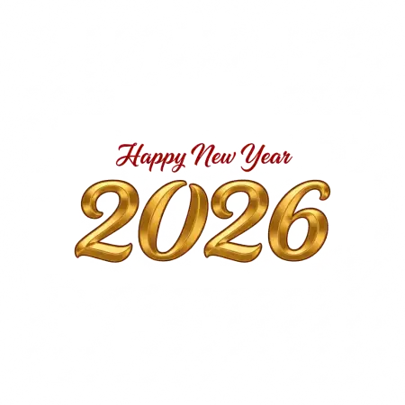 Free Happy New Year 2026 Png For Social Media PNG Image Download
