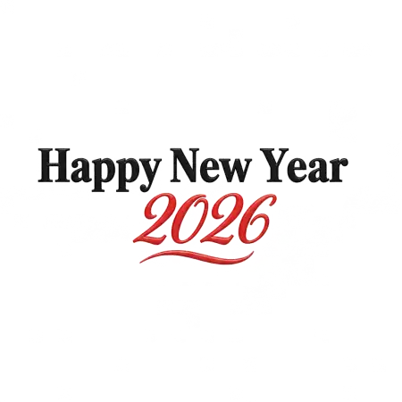 Free Happy New Year 2026 Png Headline PNG Image Download