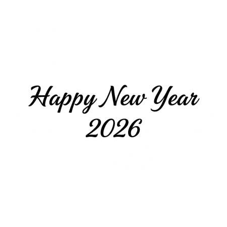 Free Happy New Year 2026 Png Logo Style PNG Image Download
