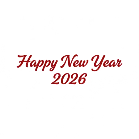 Free Happy New Year 2026 Png Text For Instagram Post PNG Image Download