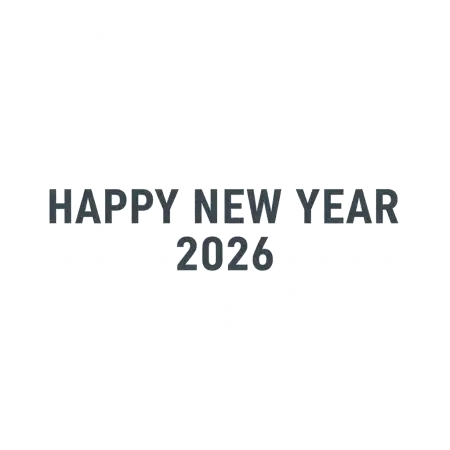Free Happy New Year 2026 Png Text Without Background PNG Image Download