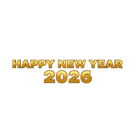 Free Happy New Year 2026 Png Without Background PNG Image Download