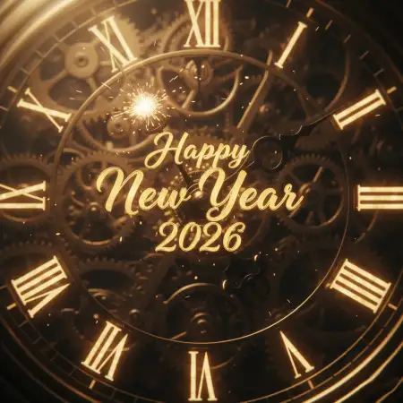 Happy New Year 2026 Poster Background - Free Happy New Year 2026 Background Download