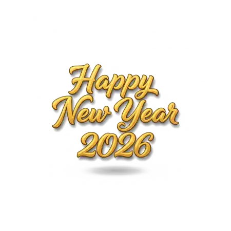 Free Happy New Year 2026 Premium Png PNG Image Download