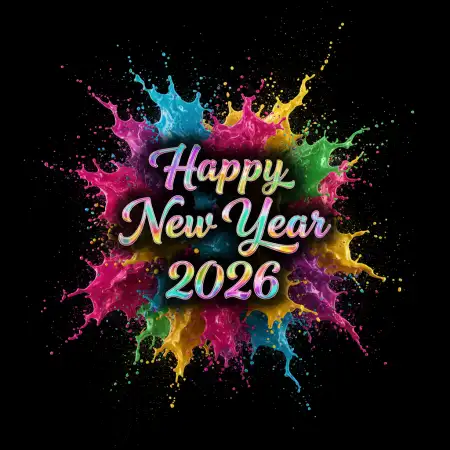 Free Happy New Year 2026 Wishes 8k Images Background Download