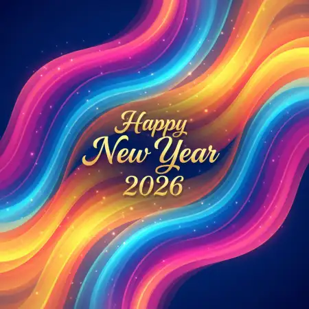 Free Happy New Year 2026 Wishes Blessings Background Download