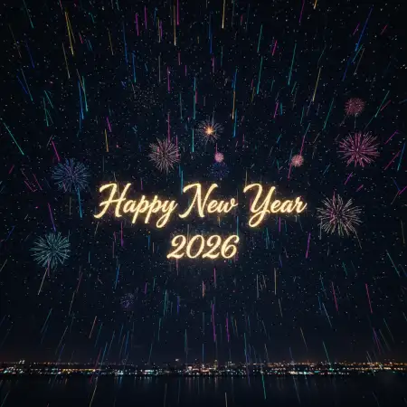 Free Happy New Year 2026 Wishes Inspirational Background Download