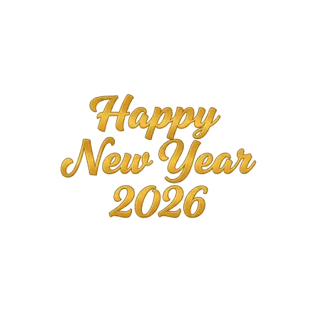 Free Happy New Year 2026 Wishes Png PNG Image Download
