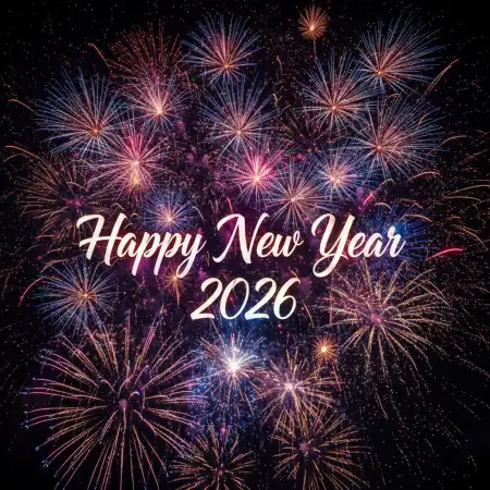 Free Happy New Year 2026 Wishes Premium Background Download