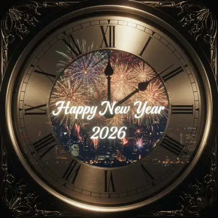 Free Happy New Year 2026 Wishes Wealth Background Download