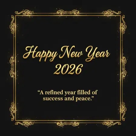 Free Happy New Year 2026 Wishes With Positive Quotes Background Download