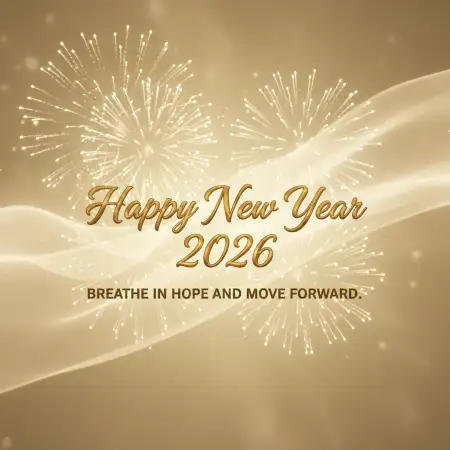 Free Happy New Year 2026 Wishes With Quote For Success Background Download