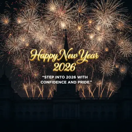 Free Happy New Year 2026 Wishes With Quotes For Husband Background Download