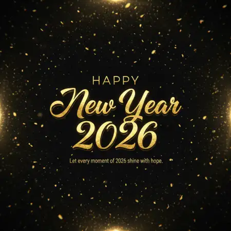 Free Happy New Year 2026 Wishes With Quotes For Lover Background Download