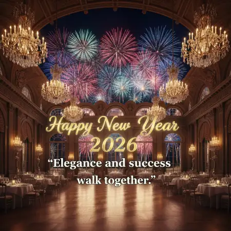 Free Happy New Year 2026 Wishes With Quotes For Wife Background Download