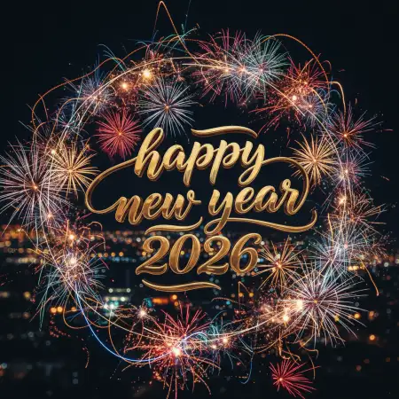 Free Happy New Year 2026 Background Download