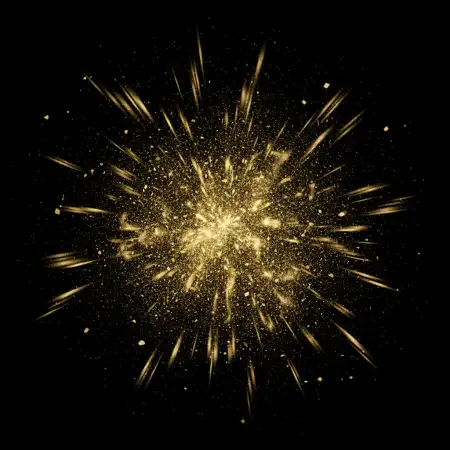 Free Happy New Year Background Stars And Fireworks Background Download