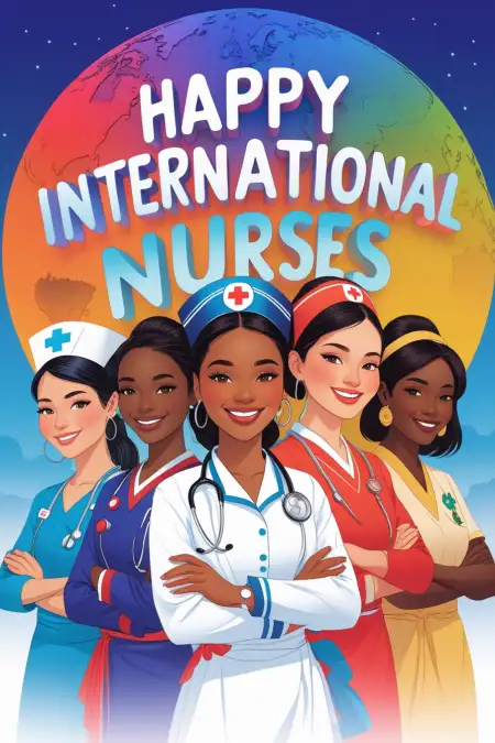 Happy Nurses Day Lines For Doctors And Patients - Free Related Happy Iinternational Nurses Day Image