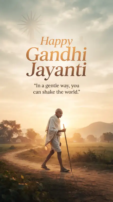 happy october 2 gandhi jayanti wishes 2026 - Happy Gandhi Jayanti Creative Wishes