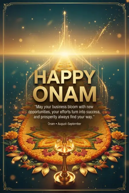 Happy Onam 2026 Business Wishes - Free Happy Onam 2026 Download