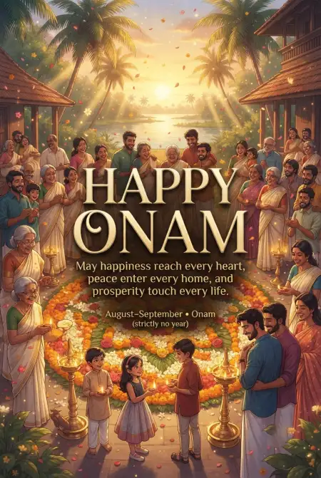 Happy Onam 2026 Instagram Captions - Free Happy Onam 2026 Download