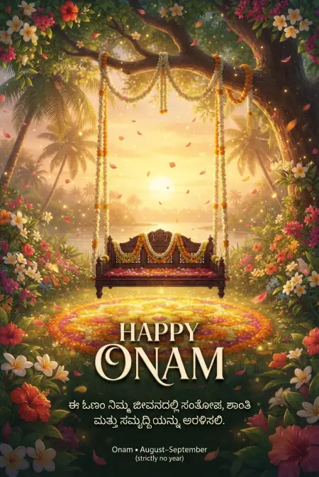 Happy Onam 2026 Instagram Story - Free Happy Onam 2026 Download