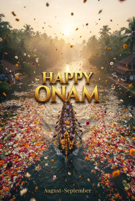 Happy Onam 2026 Office Celebration Wishes - Free Happy Onam 2026 Download