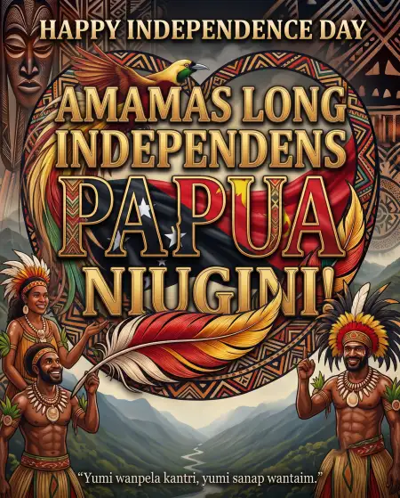 happy papua new guinea independence day images 2026 - Papua New Guinea Independence Day 2026