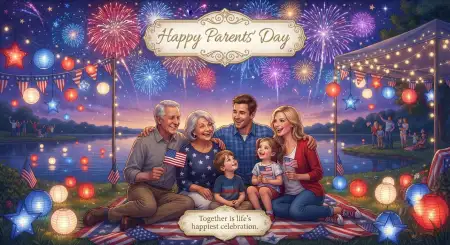 Happy Parents Day Facebook Story Template - Free American Parents Day 2026 Download
