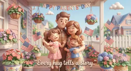 Happy Parents Day Trending Pinterest Graphics - Free American Parents Day 2026 Download