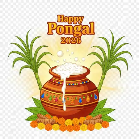 Free Happy Pongal Wishes 2026 Background Download