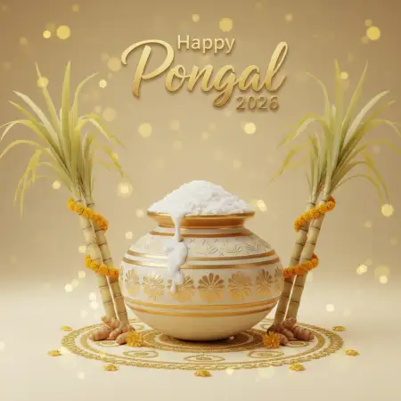 happy pongal wishes new year style 2026