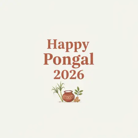 Free Happy Pongal Wishes Spiritual Quotes 2026 Background Download