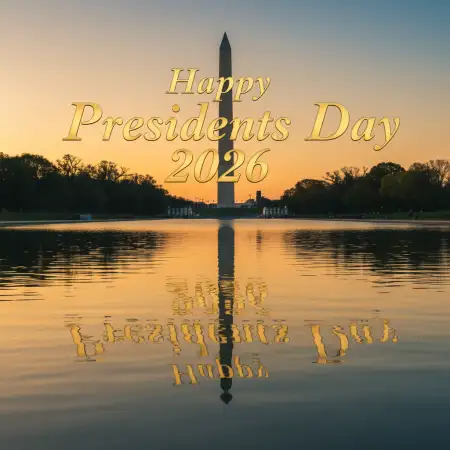 Happy Presidents Day 2026 Elegant Greeting Card - Free Happy Presidents Day 2026 Download