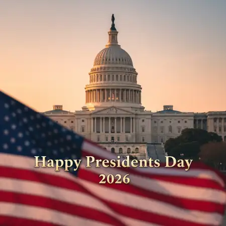 Happy Presidents Day 2026 Marketing Template - Free Happy Presidents Day 2026 Download