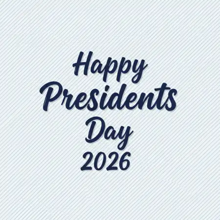 Happy Presidents Day 2026 Minimalist Poster Template - Free Happy Presidents Day 2026 Download