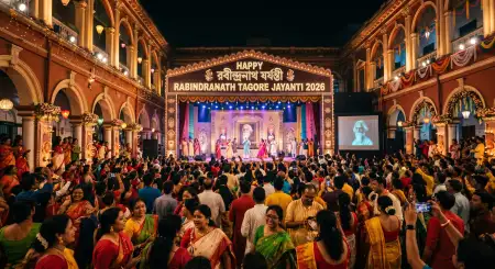 Happy Rabindranath Tagore Jayanti Festival Images - Free Rabindranath Tagore Jayanti Download