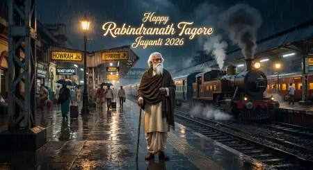 Happy Rabindranath Tagore Jayanti Instagram Caption - Free Rabindranath Tagore Jayanti Download